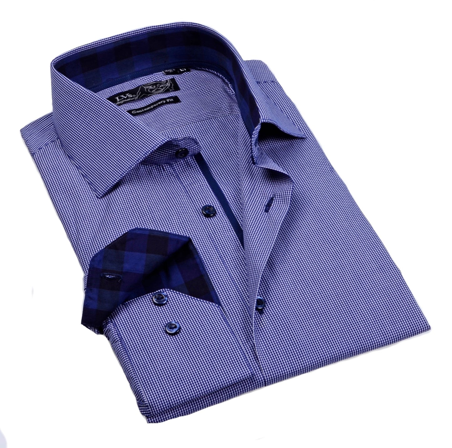 Big & Tall Shirt // Contrast Details - Final Sale - silverfoxgoods