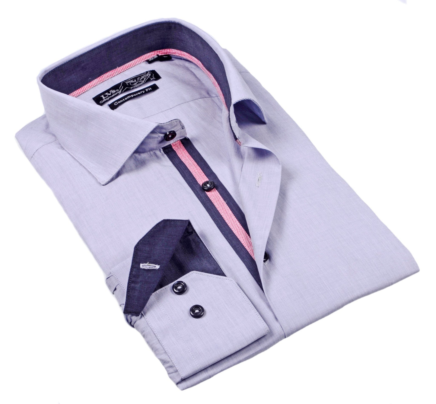 Big & Tall Shirt // Contrast Details - Final Sale - silverfoxgoods