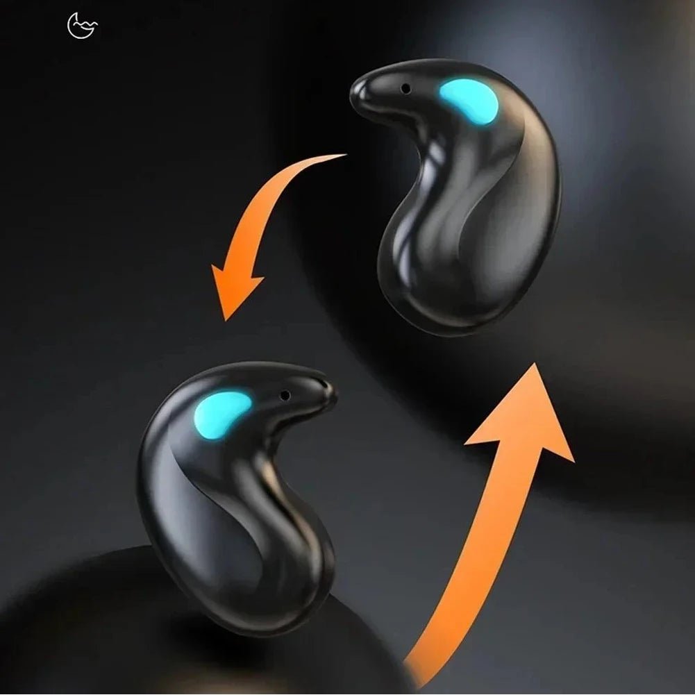 5.3 Stereo Headphones with Charging Case - Bluetooth Sleep Earphones - silverfoxgoods