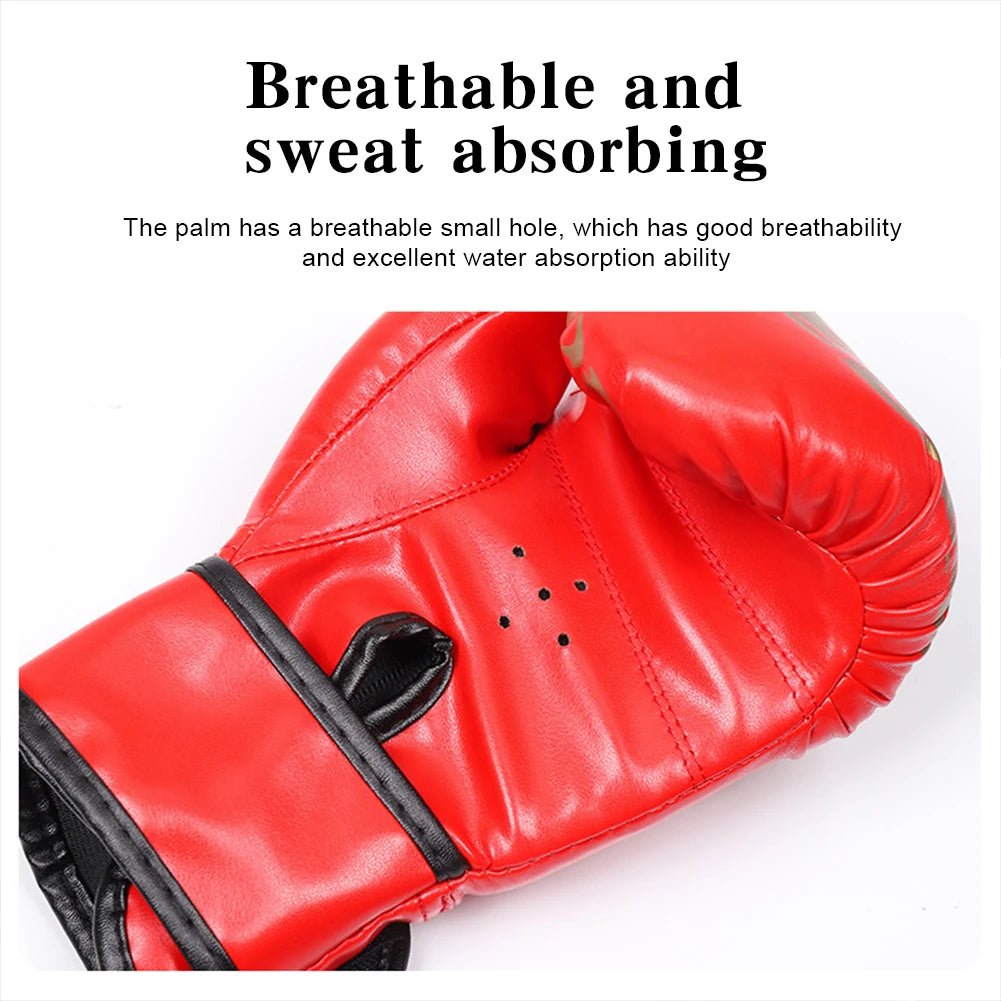 Boxing Gloves Breathable Sanda Boxing Gloves Comfortable Professional Boxing Gloves Punching Training Gloves for Children Adults - silverfoxgoods