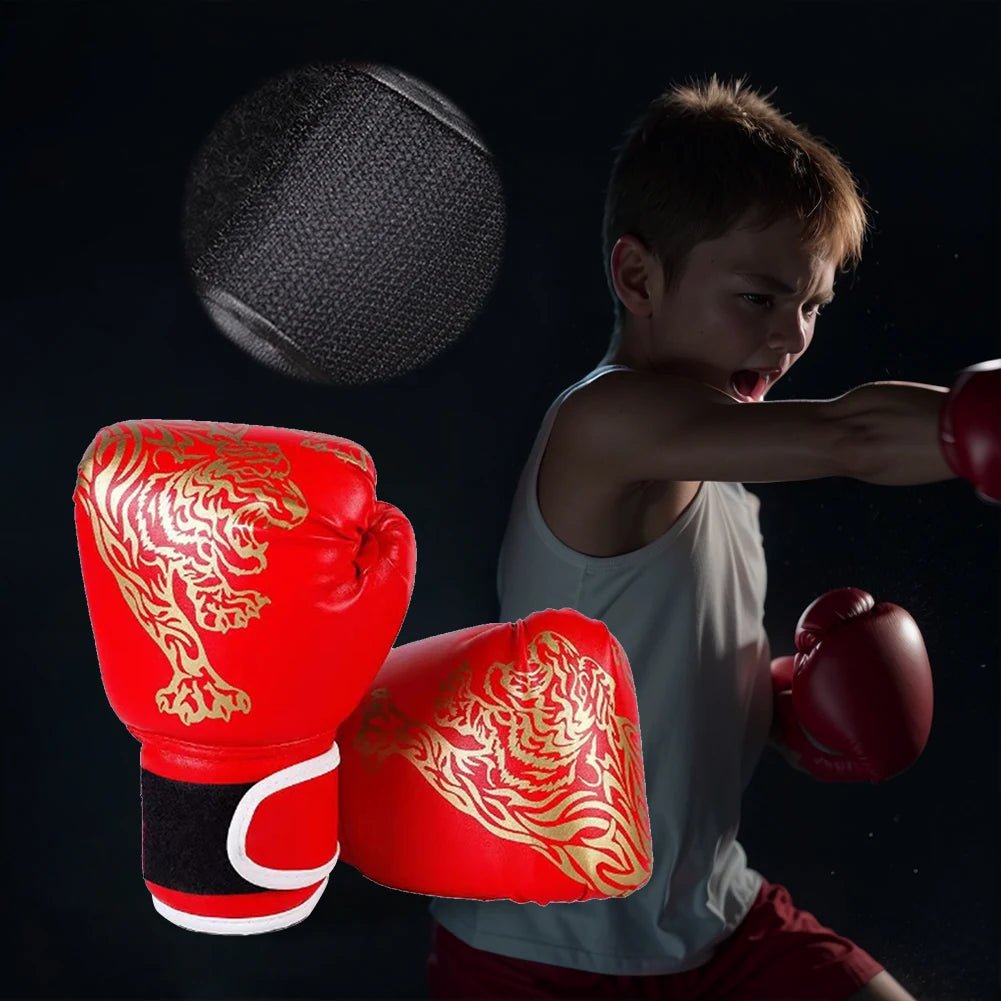 Boxing Gloves Breathable Sanda Boxing Gloves Comfortable Professional Boxing Gloves Punching Training Gloves for Children Adults - silverfoxgoods