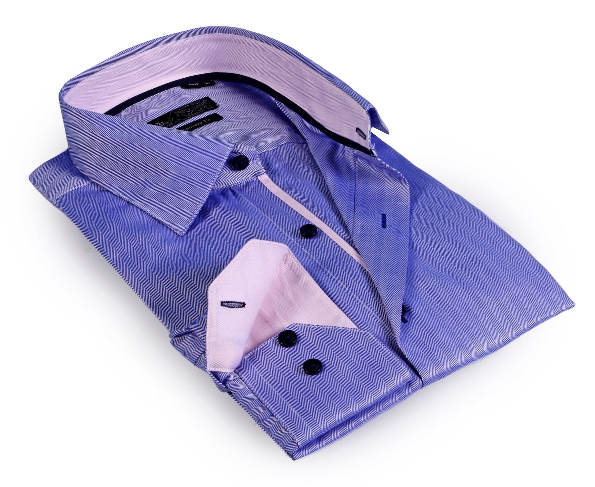 Button - Up Shirt // - Contemporary Fit - contrast trimming - final sale - silverfoxgoods