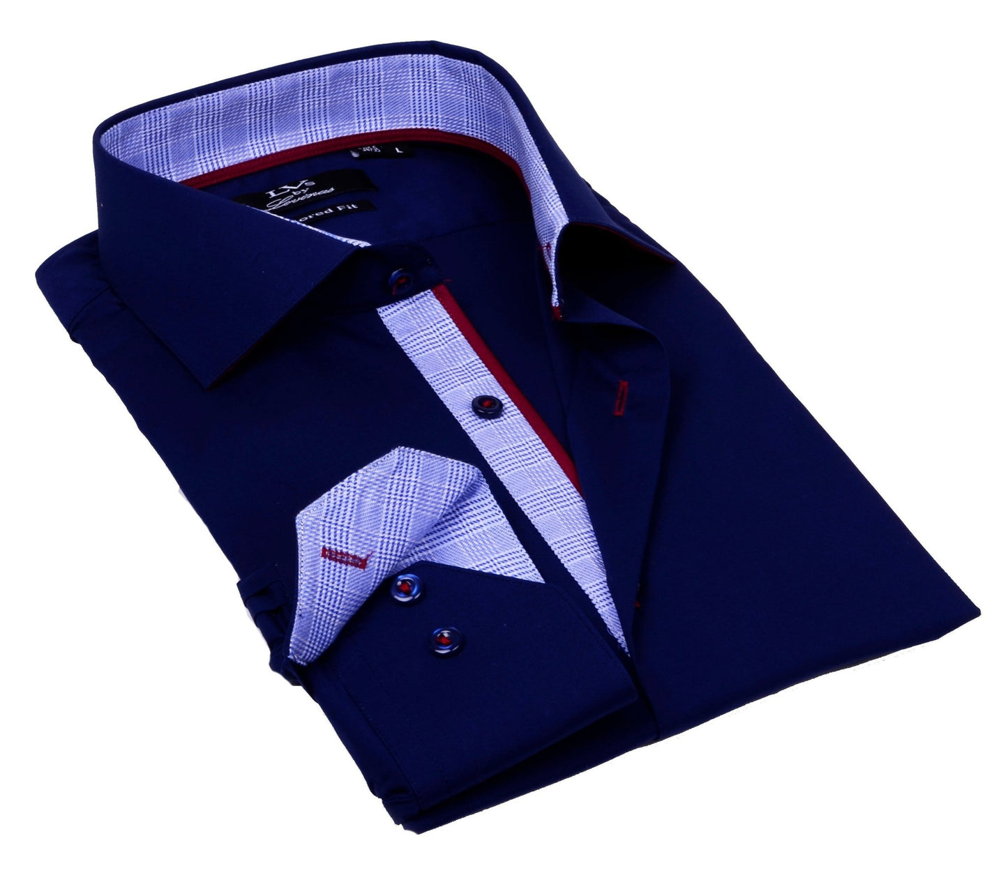 Button - Up Shirt // - Tailored Fit - contrast trimming - final sale - silverfoxgoods