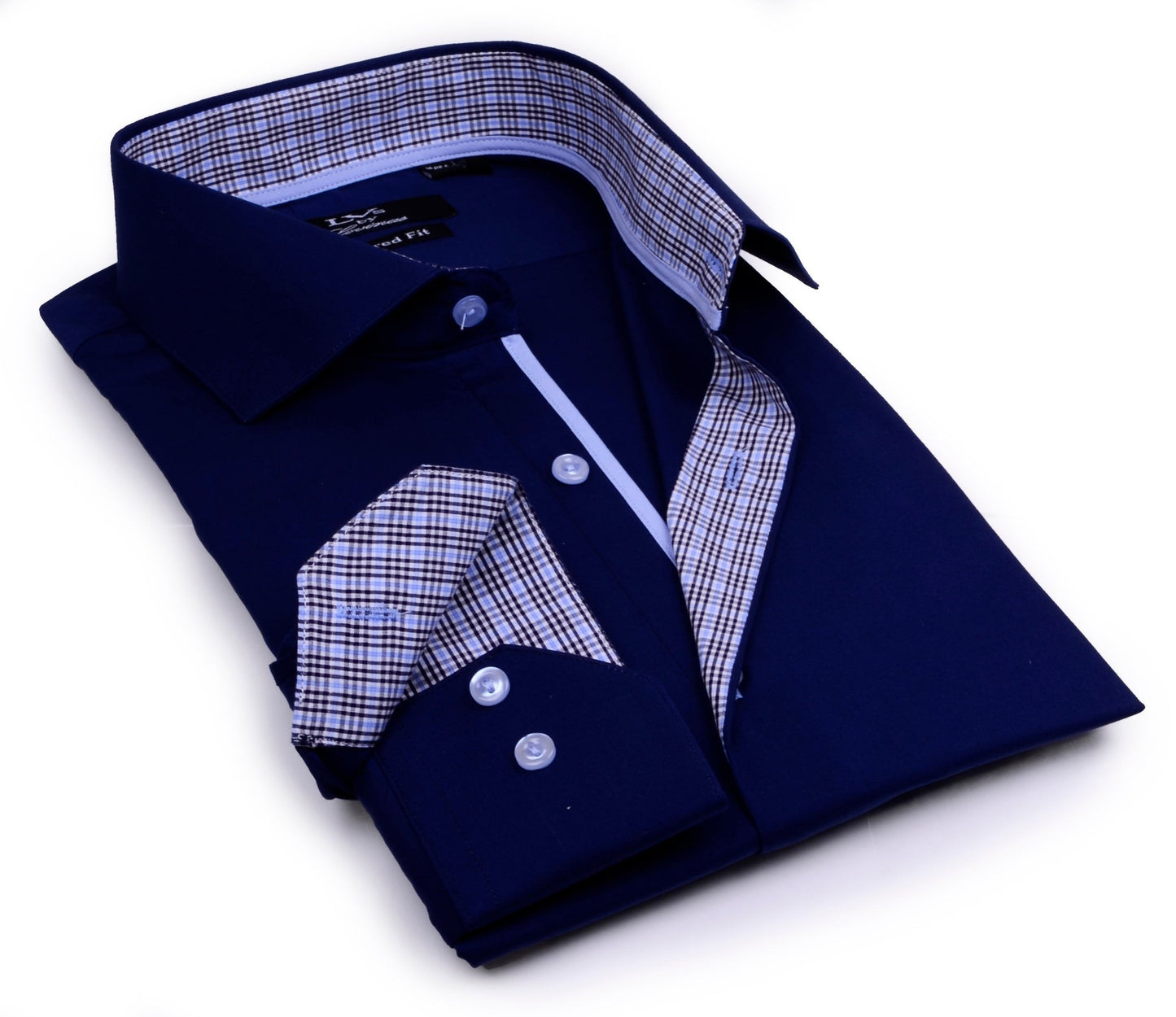 Button - Up Shirt // - Tailored Fit - contrast trimming - final sale - silverfoxgoods