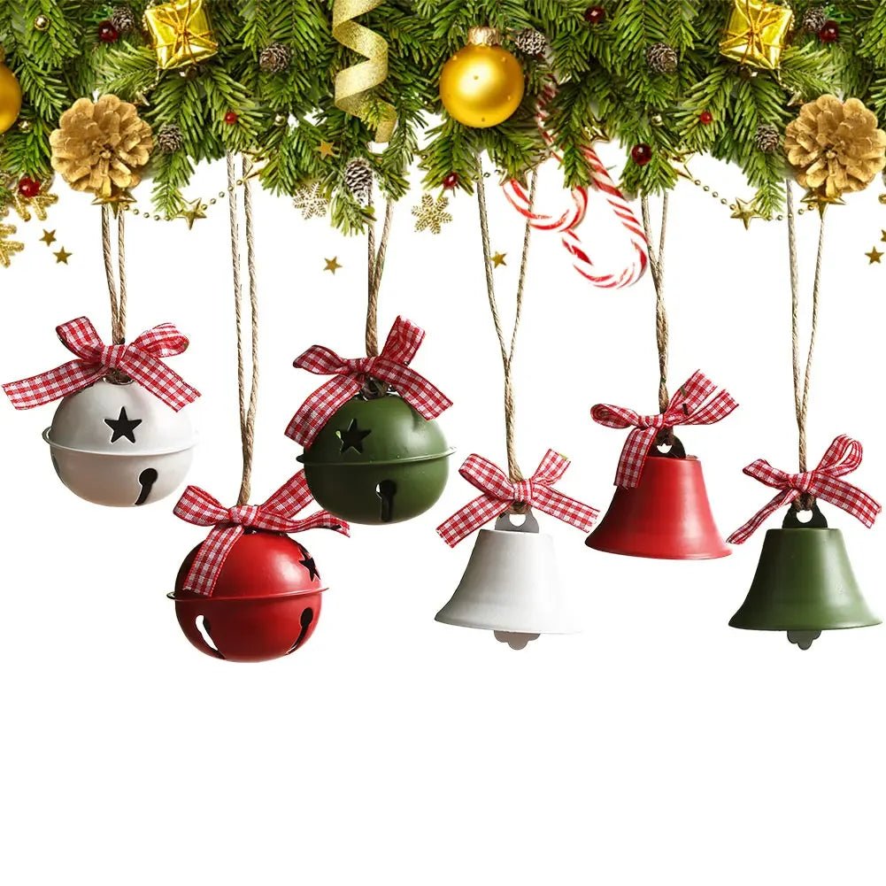Christmas Bells – Multifunctional Jingle Bell Tree Pendant for Xmas Party - silverfoxgoods