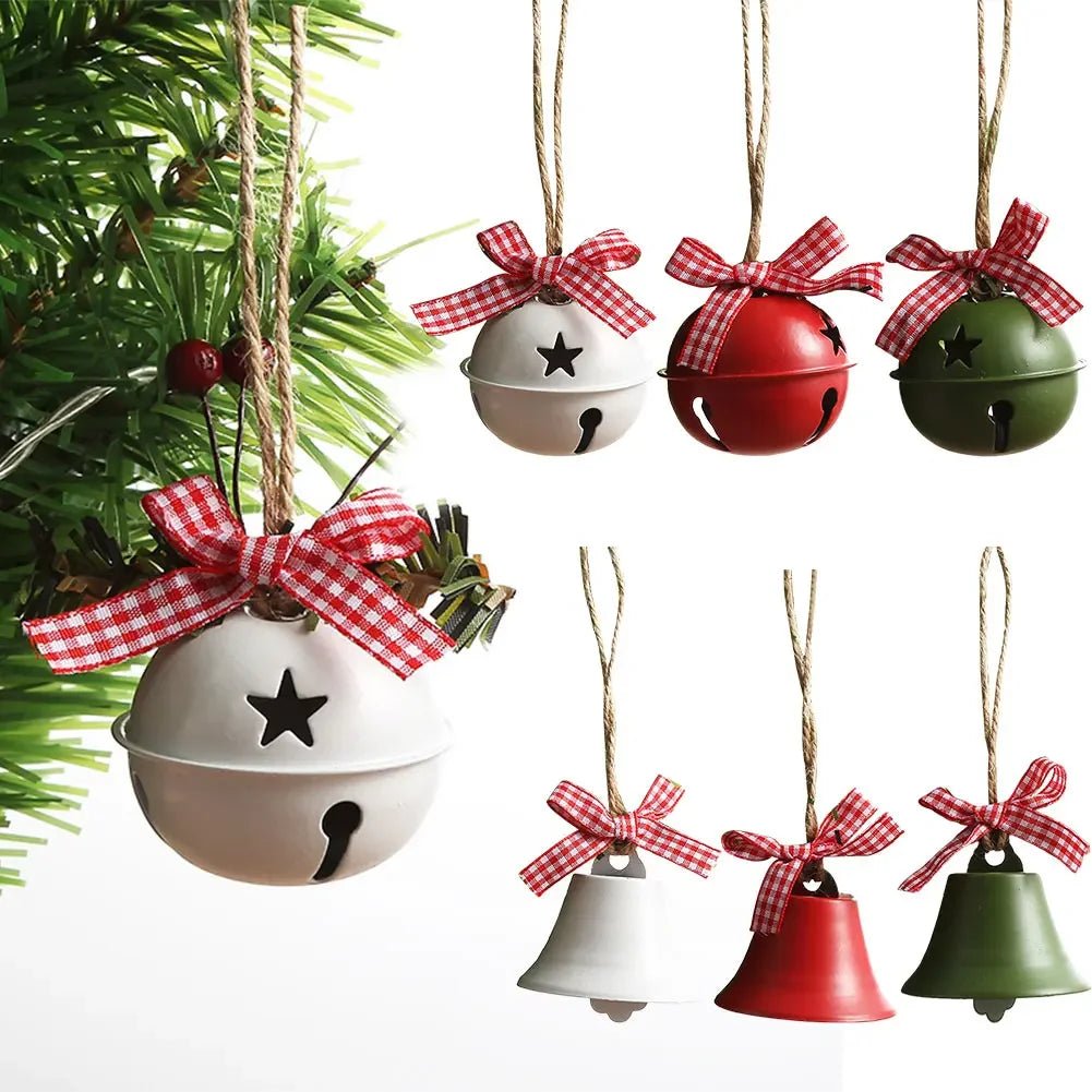 Christmas Bells – Multifunctional Jingle Bell Tree Pendant for Xmas Party - silverfoxgoods