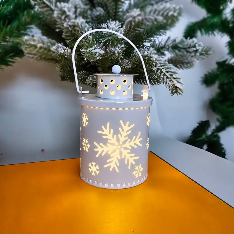Christmas Candle Lights LED Small Lanterns Wind Lights Electronic Candles Nordic Style Creative Holiday Decoration Decorations - silverfoxgoods