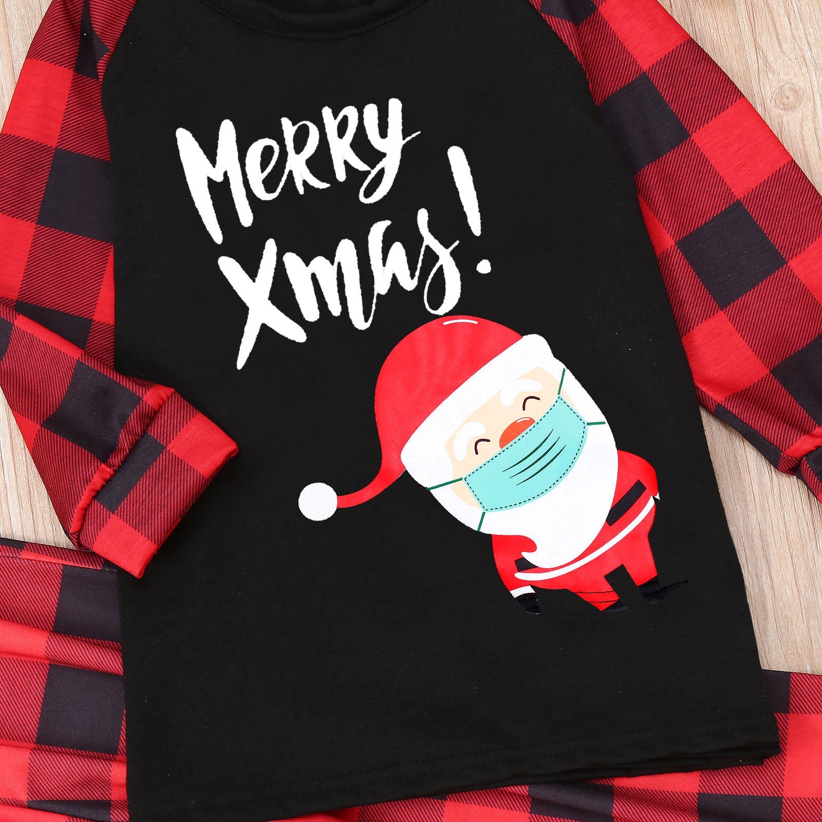 Christmas Cartoon Print Pajamas Set - silverfoxgoods