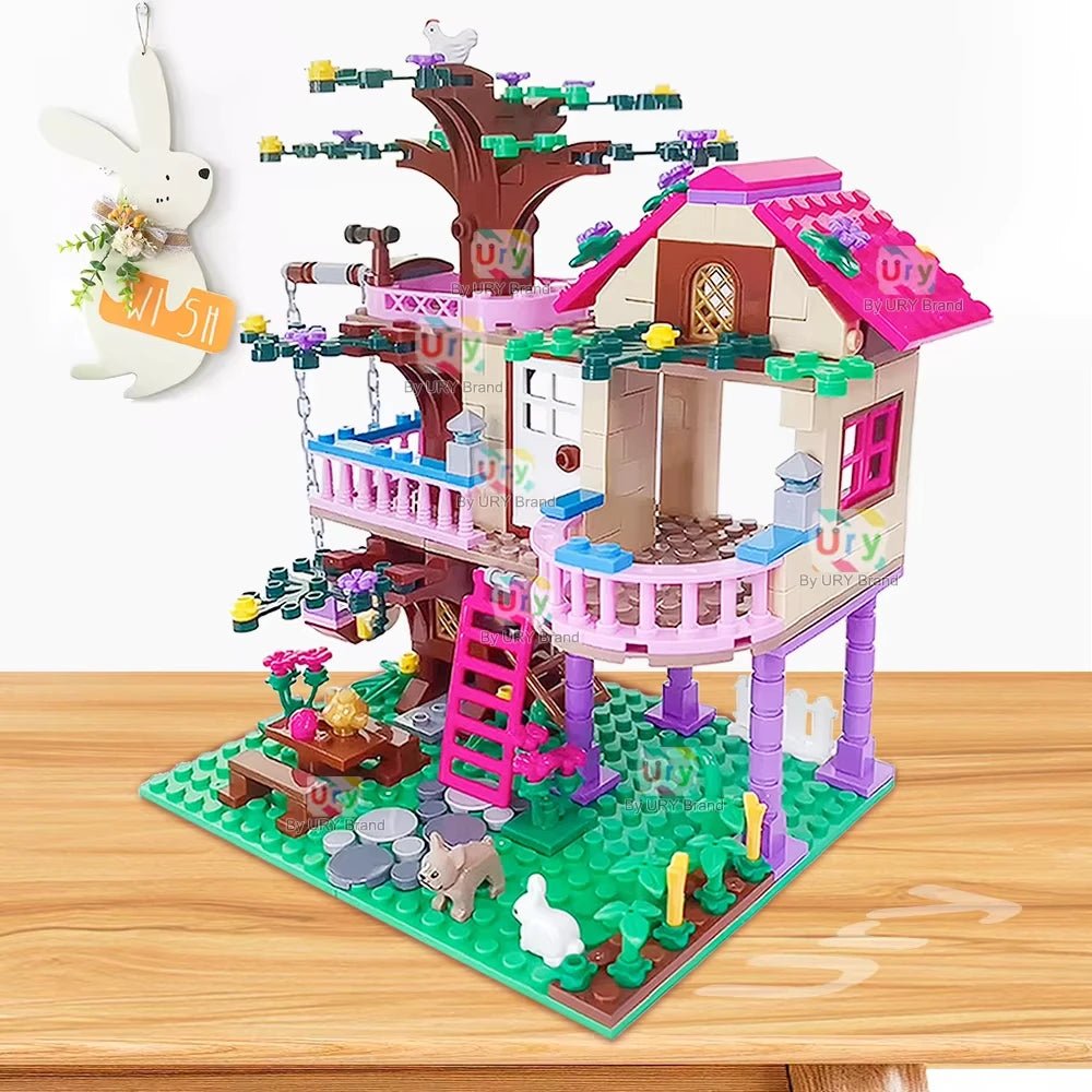 City Treehouse Building Blocks Set for Kids - Birthday Gift - silverfoxgoods