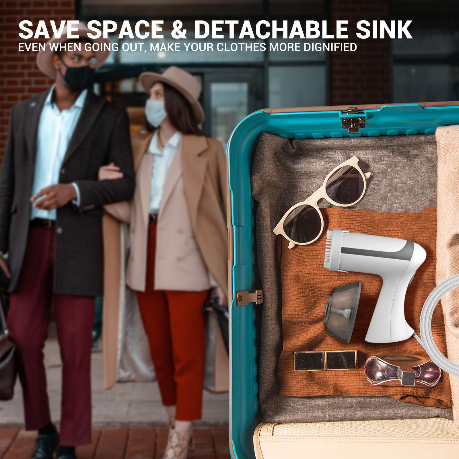 Clothes Steamer Compact And Efficient Suitable For Travel And Home Use For Clothes Cleaning And Ironing - silverfoxgoods