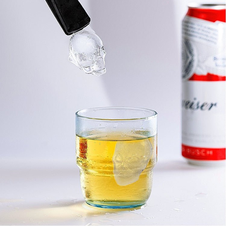 Creative Halloween 3D Silicone Skull Ice Cube Tray - silverfoxgoods