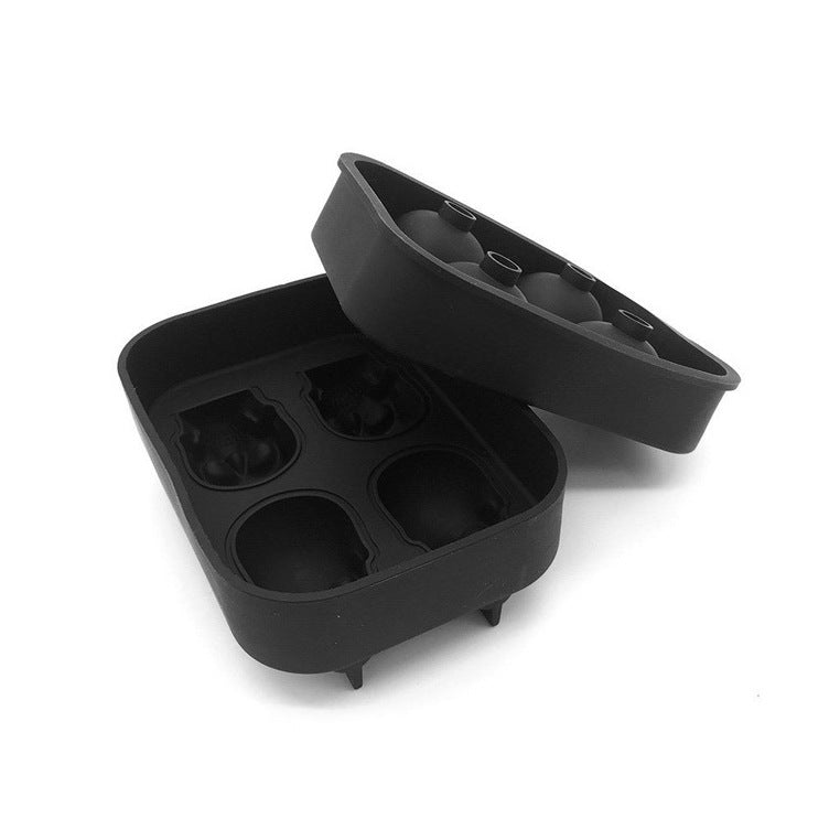 Creative Halloween 3D Silicone Skull Ice Cube Tray - silverfoxgoods