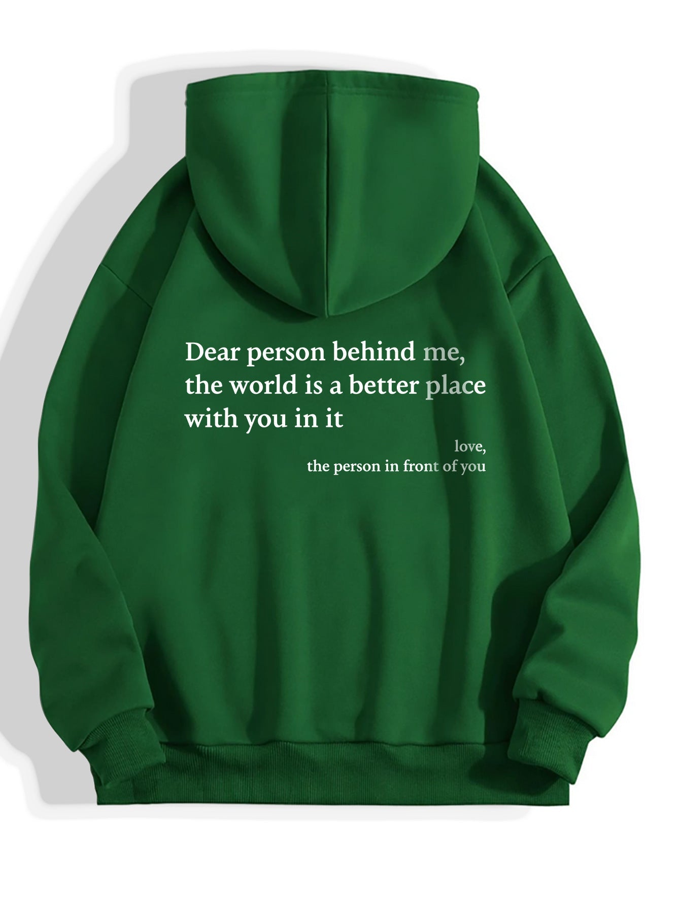 Dear Person Behind Me Hoodie - Spread Love & Positivity - silverfoxgoods