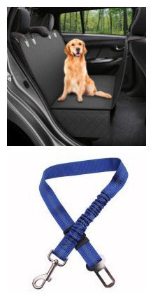 Dog Car Seat Cover View Mesh Pet Carrier Hammock Safety Protector Car Rear Back Seat Mat With Zipper And Pocket For Travel - silverfoxgoods
