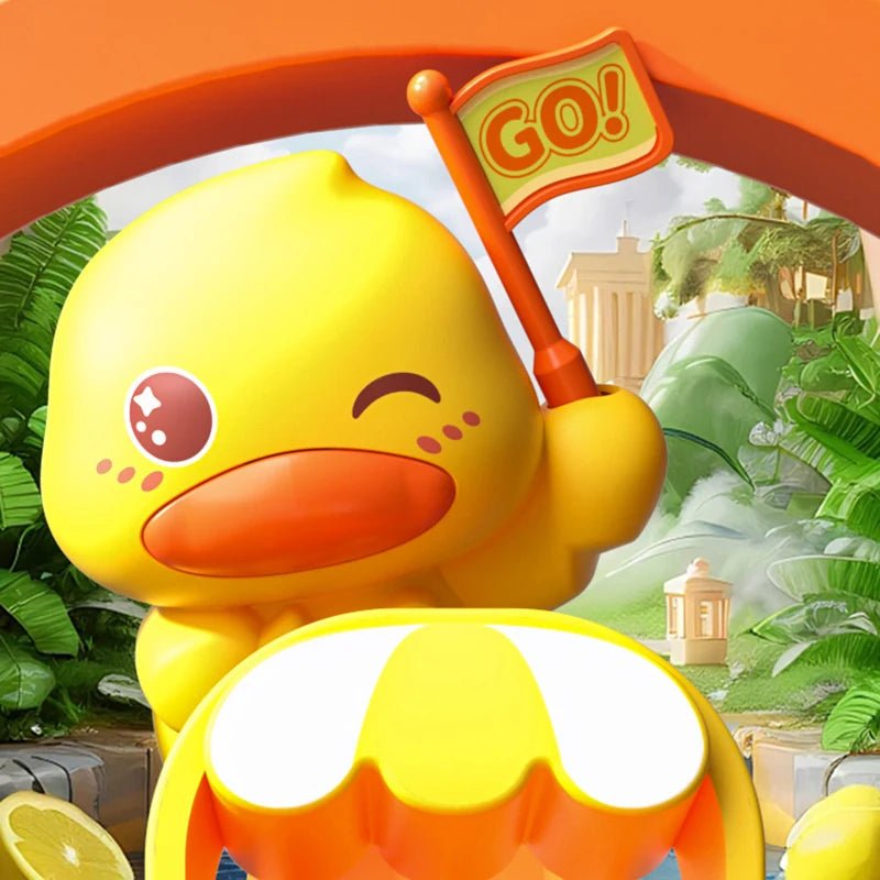 Duck Roller Coaster Electric Track Slide Kids Toys - silverfoxgoods