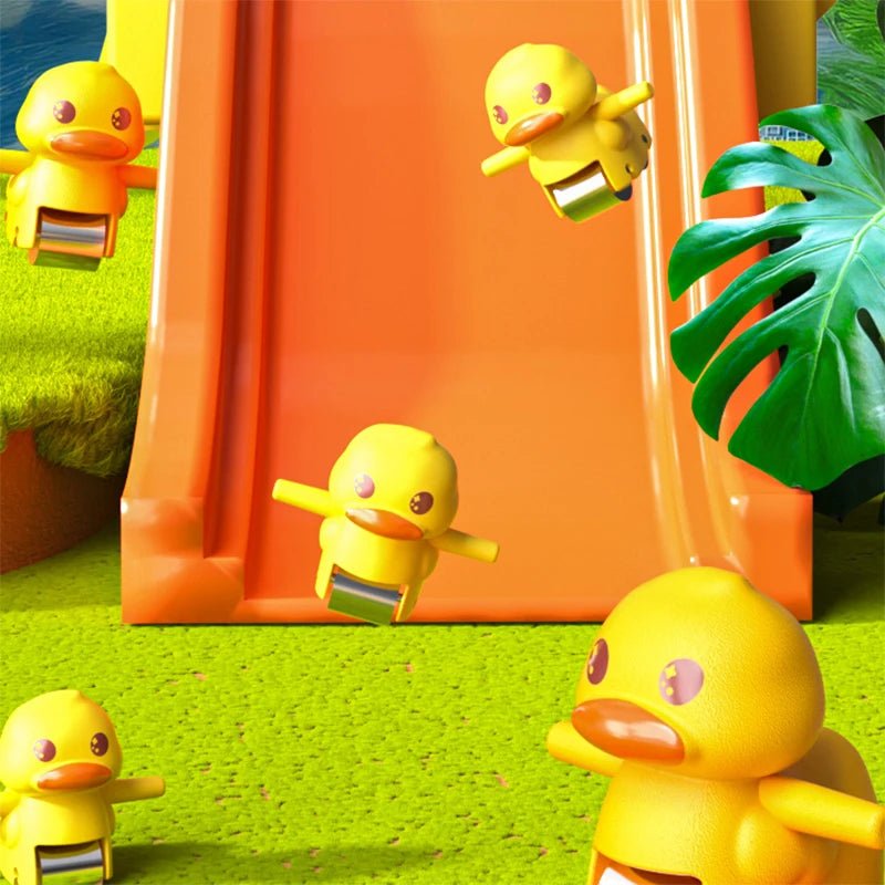 Duck Roller Coaster Electric Track Slide Kids Toys - silverfoxgoods