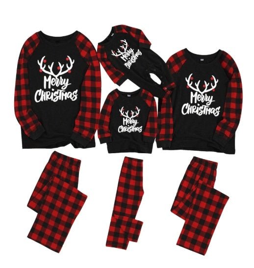 Family matching pajamas set - silverfoxgoods