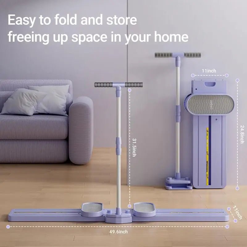 "Foldable 3 - in - 1 Ski Trainer: Leg, Pelvic & Hip Strengthener for Postpartum Women, Home Gym Equipment" - silverfoxgoods