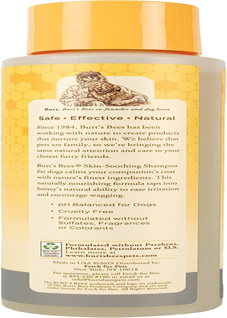 for Pets Naturally Derived Skin Soothing Shampoo with Honey - Dog Shampoo for All Dogs and Puppies - Safe for Dogs with Dry and Sensitive Skin - Made in USA, 16 Ounces - silverfoxgoods