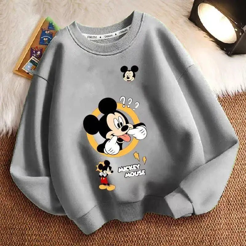Girls/ Boy Mickey Long Sleeve Sweatshirt Children Soft Breathable Top - silverfoxgoods