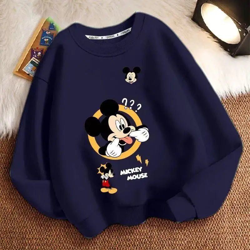 Girls/ Boy Mickey Long Sleeve Sweatshirt Children Soft Breathable Top - silverfoxgoods