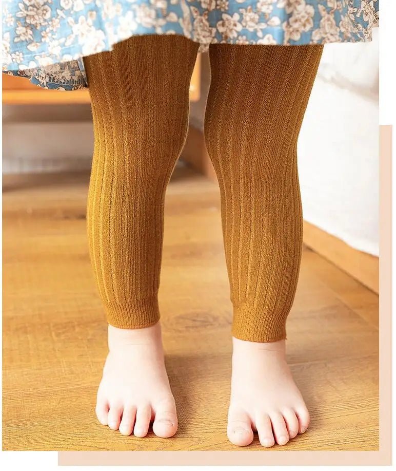 Girls Leggings Solid Color Cotton Pants Children Leggings 0 - 6 Years Baby Newborn Kids Leggings - silverfoxgoods