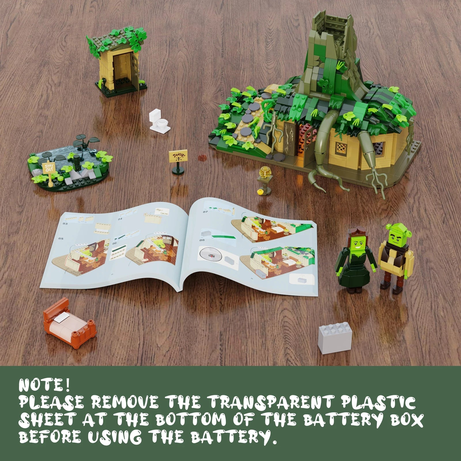 Swampy Treehouse Building Block Set - Fun Toy for Kids and Adults - silverfoxgoods