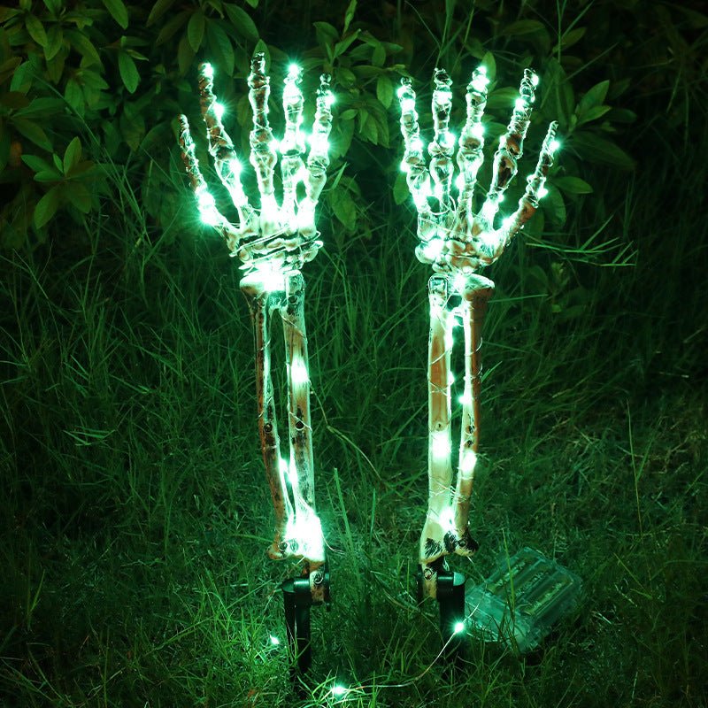 Halloween LED Light Up Skeleton Arm Hand Party Decoration - silverfoxgoods