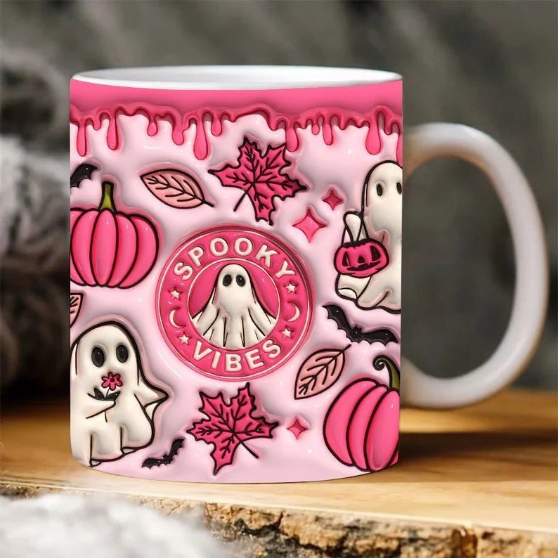 Halloween Pumpkin Ceramic Mug - silverfoxgoods