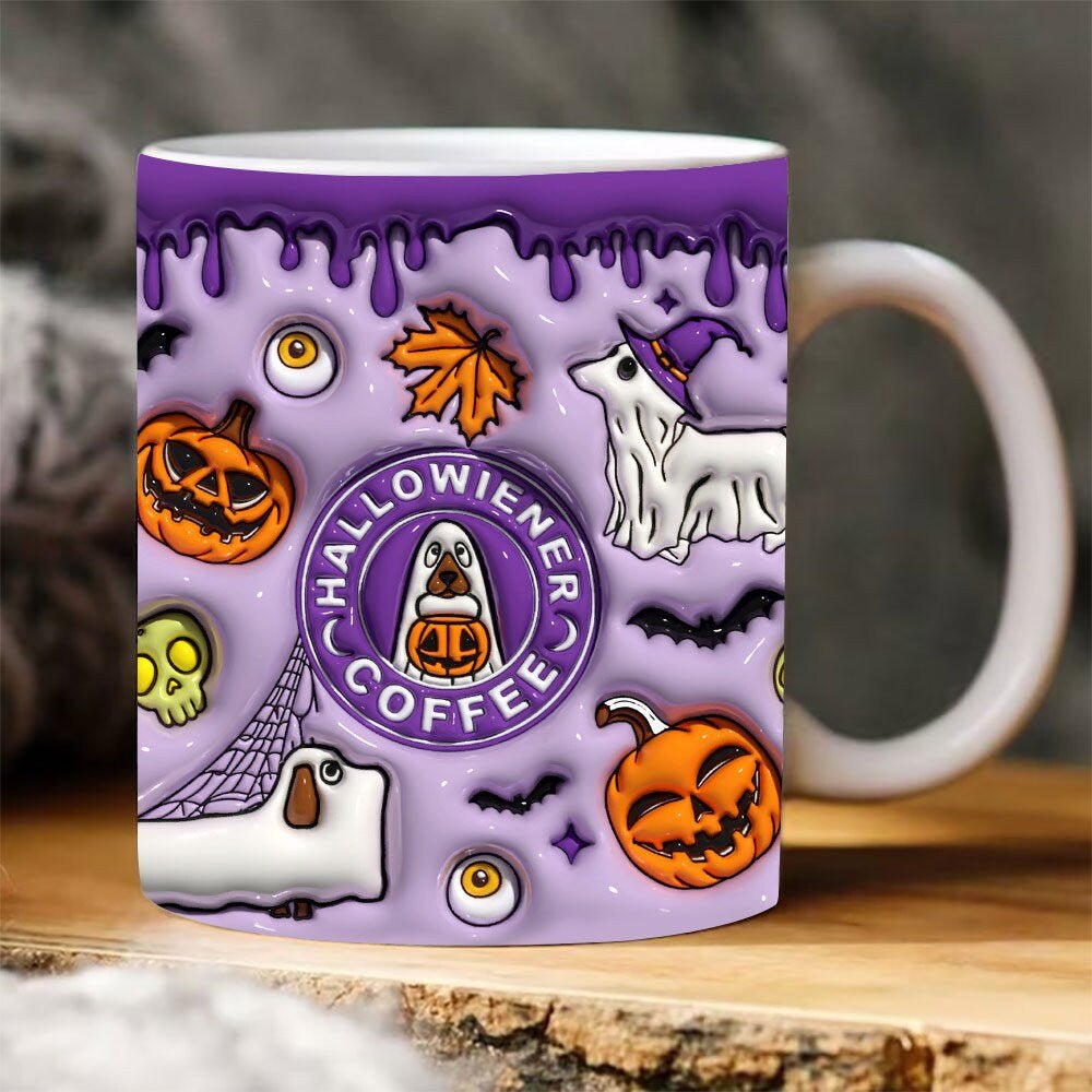 Halloween Pumpkin Ceramic Mug - silverfoxgoods