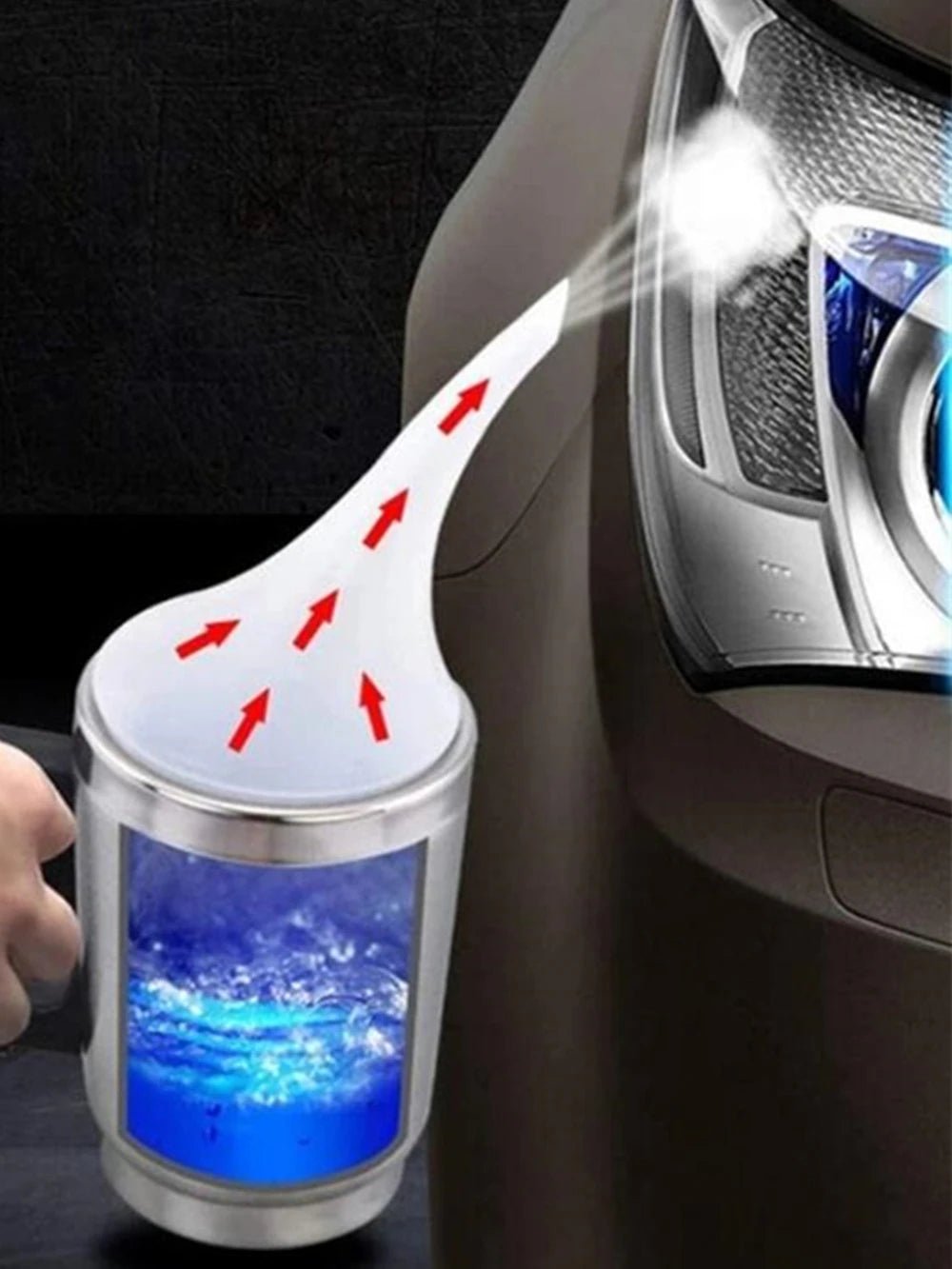 Headlight Polishing Set Auto Headlight Renovator Light Restoration Clean Car 300ml Polish Spotlights Headlights Renovation Kit - silverfoxgoods