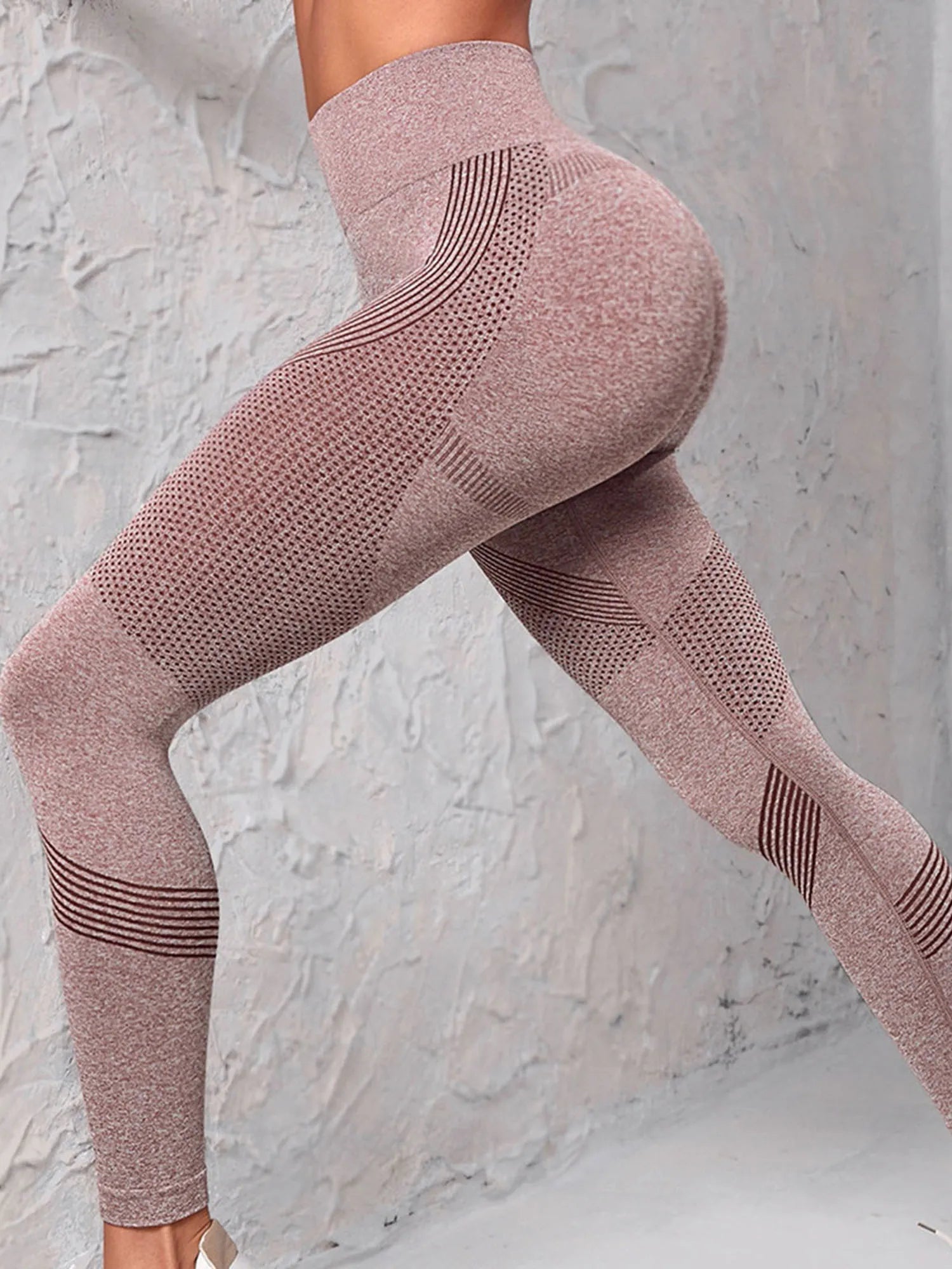 High Waist Compression Leggings - Butt Lift Yoga Pants with Tummy Control - silverfoxgoods