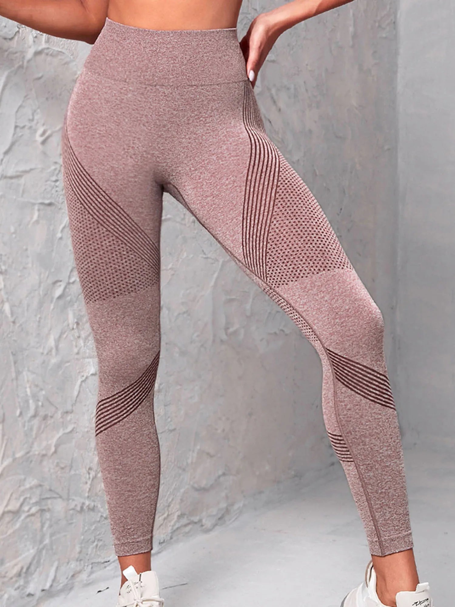 High Waist Compression Leggings - Butt Lift Yoga Pants with Tummy Control - silverfoxgoods