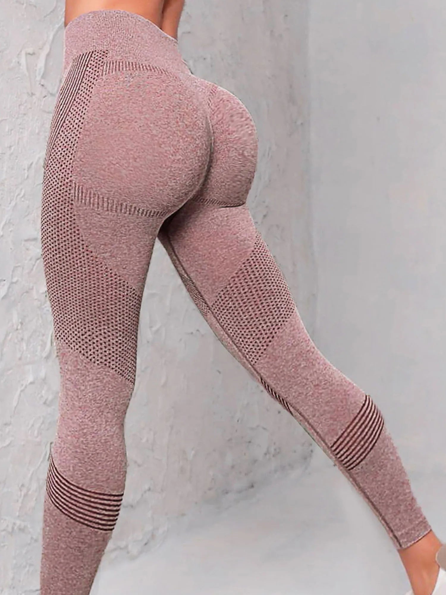 High Waist Compression Leggings - Butt Lift Yoga Pants with Tummy Control - silverfoxgoods