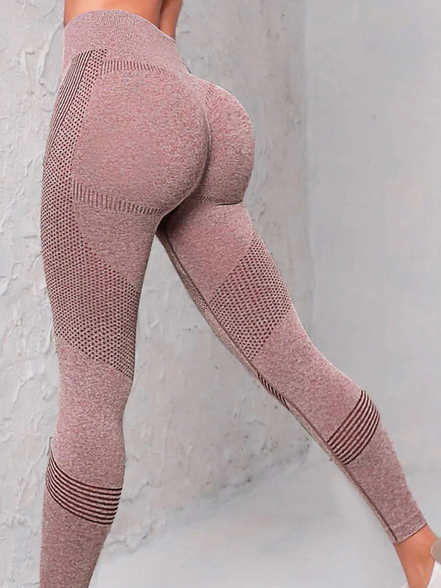 High Waist Compression Leggings - Butt Lift Yoga Pants with Tummy Control - silverfoxgoods