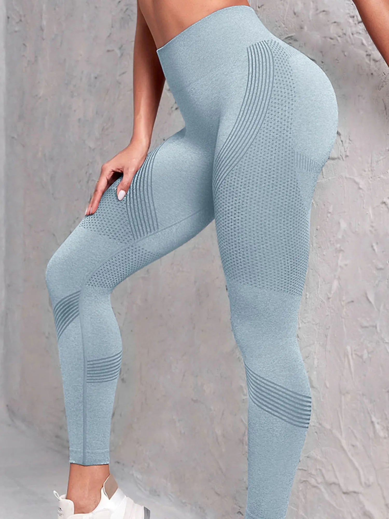 High Waist Compression Leggings - Butt Lift Yoga Pants with Tummy Control - silverfoxgoods