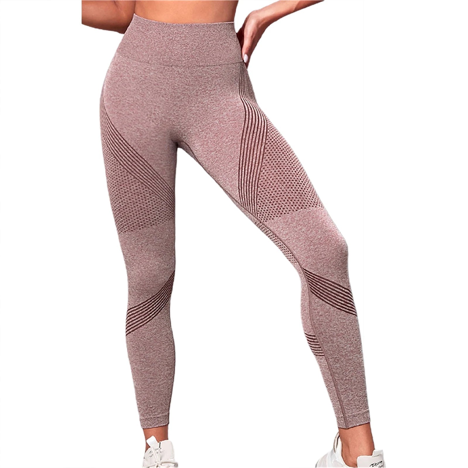 High Waist Compression Leggings - Butt Lift Yoga Pants with Tummy Control - silverfoxgoods