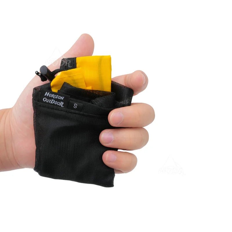 [HODR] Mesh Bags Lightweight Mesh Stuff Sack Drawstring Storage Bags Compression Pouches for Camping, Hiking, Laundry & Grocery - silverfoxgoods