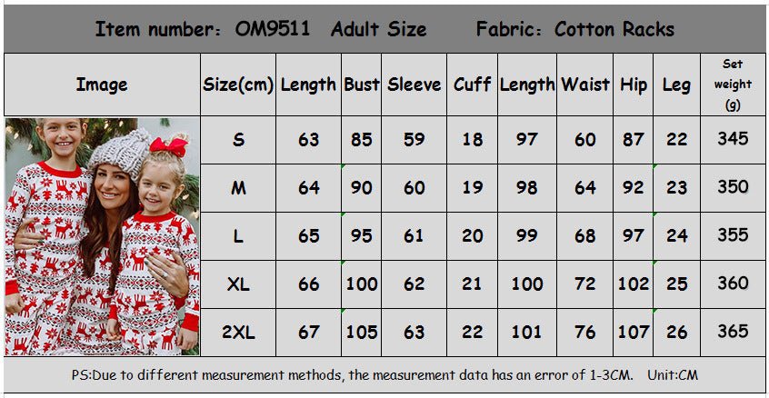 Home Pajamas Parent - child Suit - silverfoxgoods