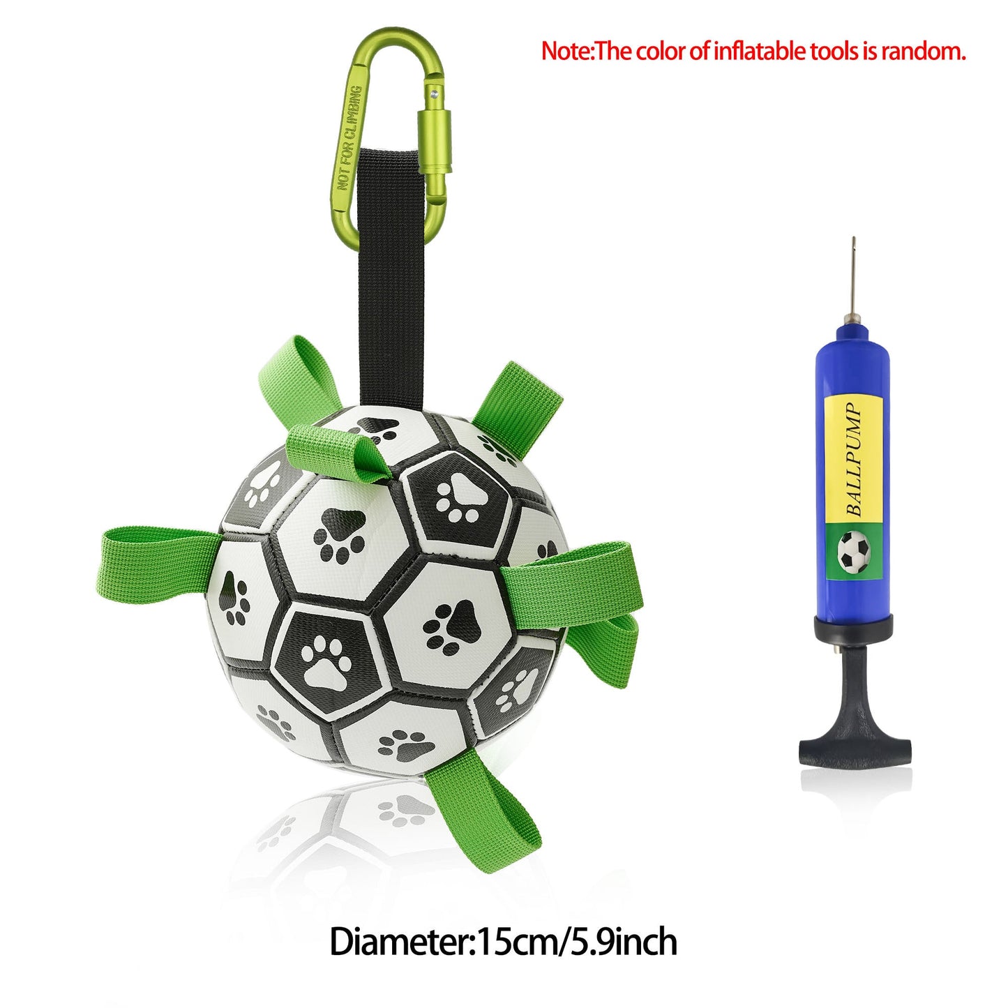 Interactive Soccer Ball Toy for Large Dogs - Outdoor Training Fun! - silverfoxgoods