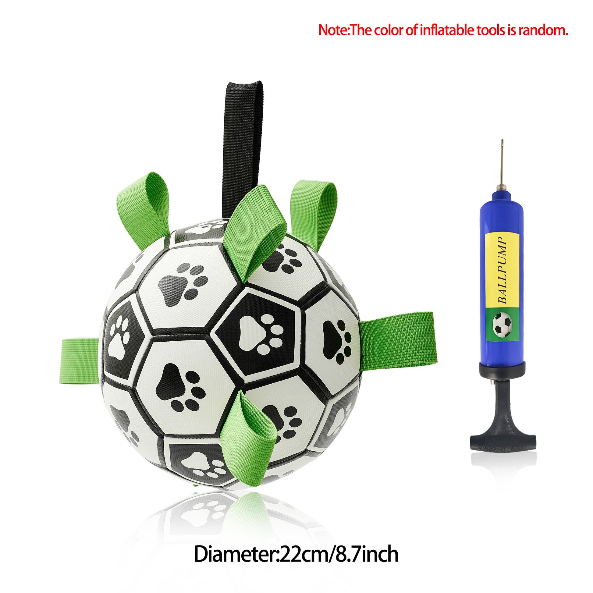 Interactive Soccer Ball Toy for Large Dogs - Outdoor Training Fun! - silverfoxgoods