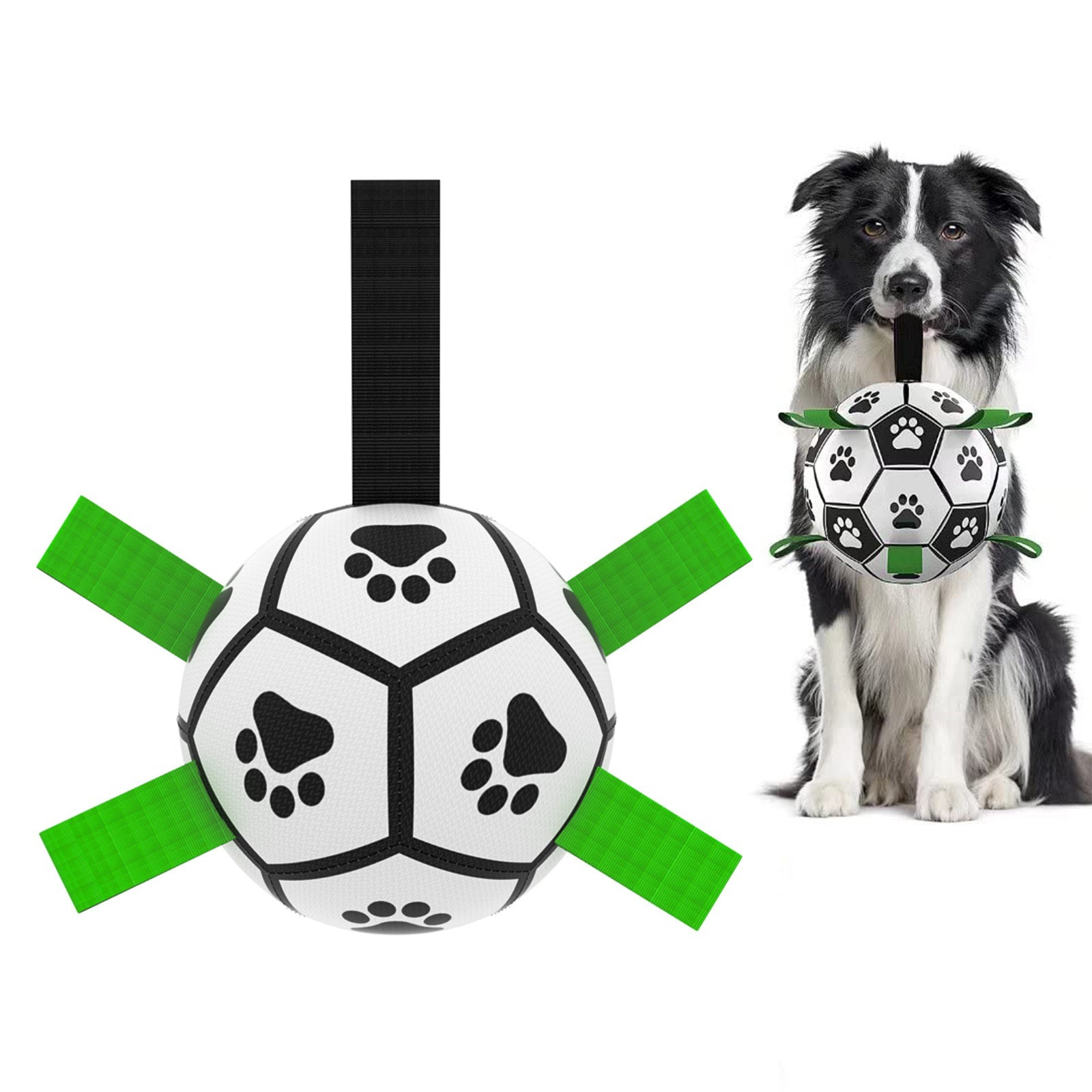 Interactive Soccer Ball Toy for Large Dogs - Outdoor Training Fun! - silverfoxgoods