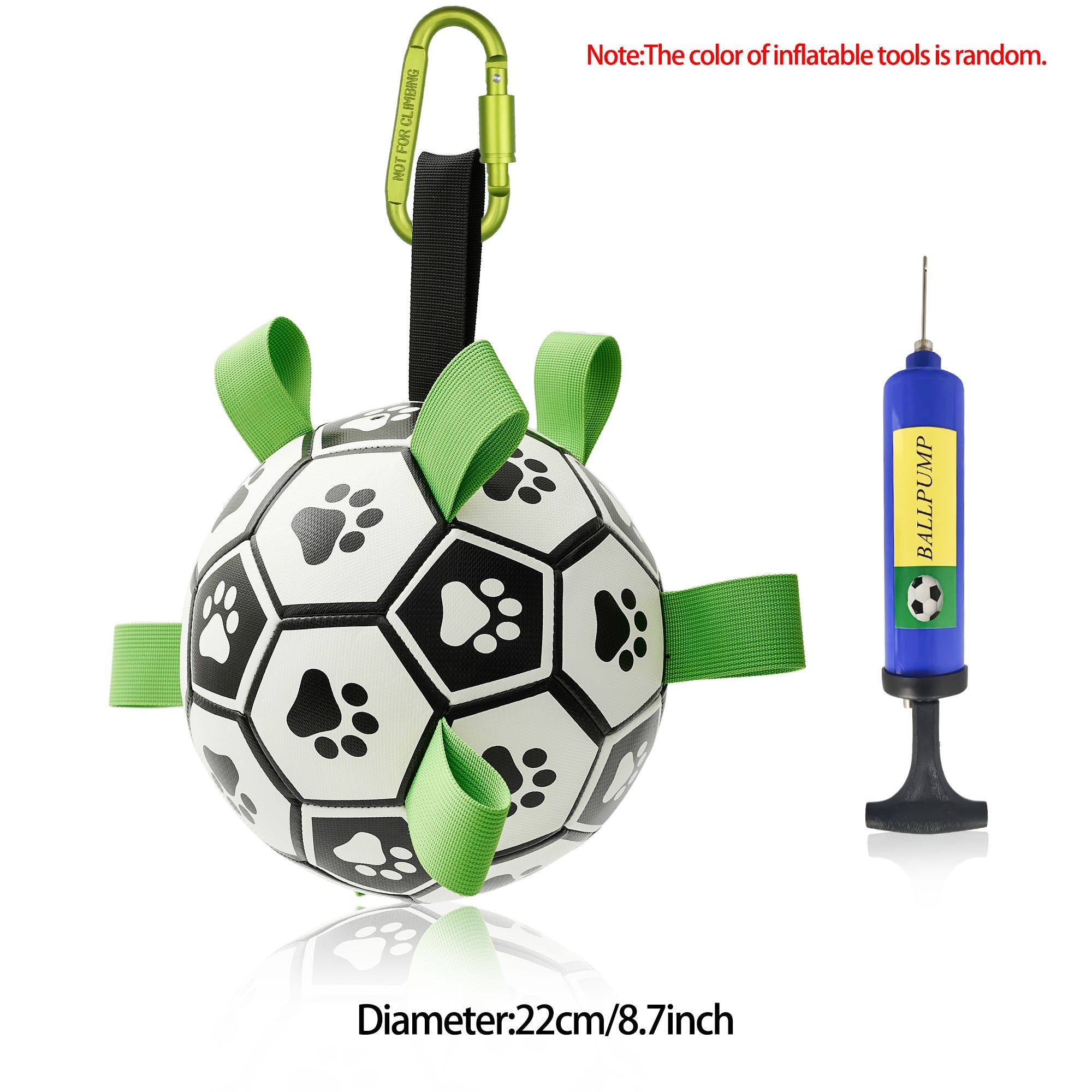 Interactive Soccer Ball Toy for Large Dogs - Outdoor Training Fun! - silverfoxgoods