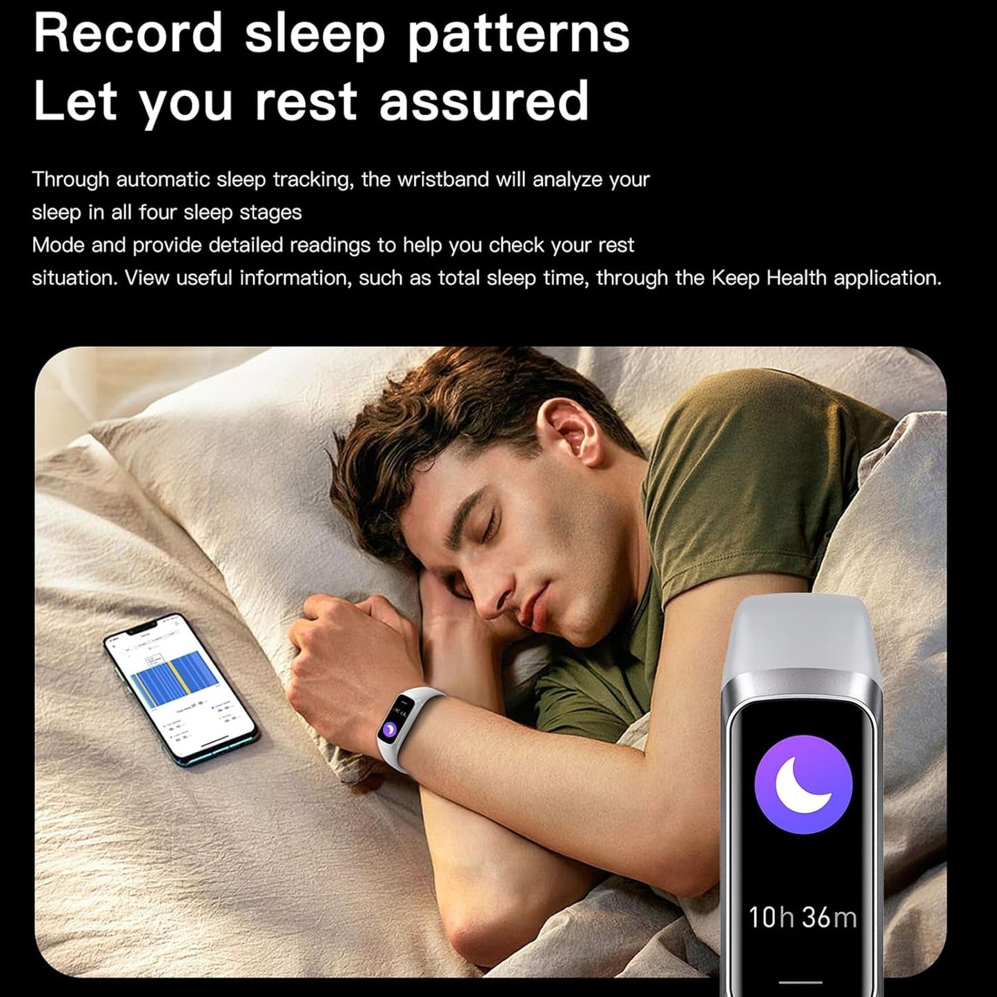 Keep Health Fitness Trackers for Women Men Amoled Step Counter Slim Thin 25 Sports Modes with Heart Rate Blood Pressure Monitor Alarm Stopwatch Timer Calories Burned IP68 Step Tracker Watch - silverfoxgoods