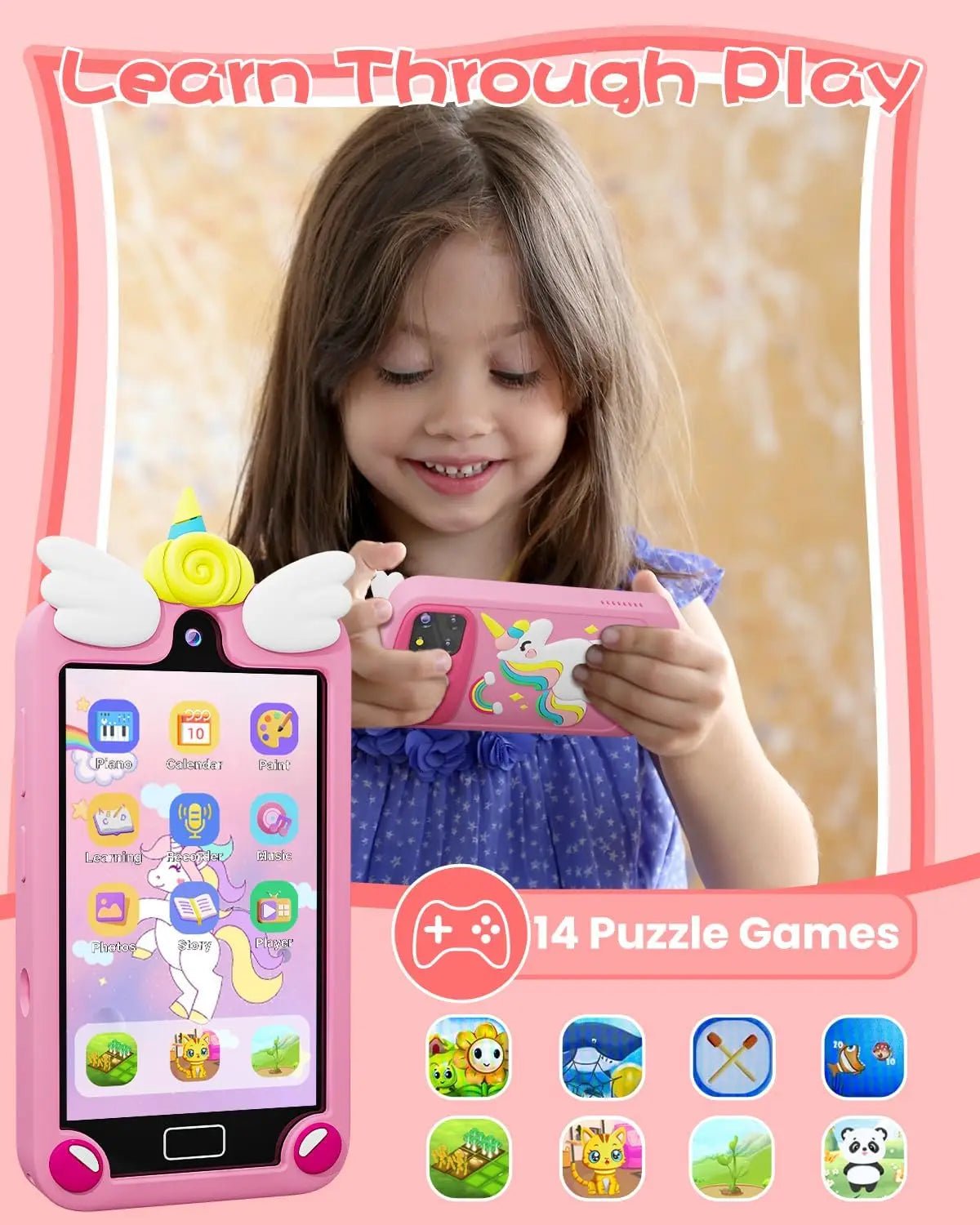 Kids Smart Phone for Girls with 4.0