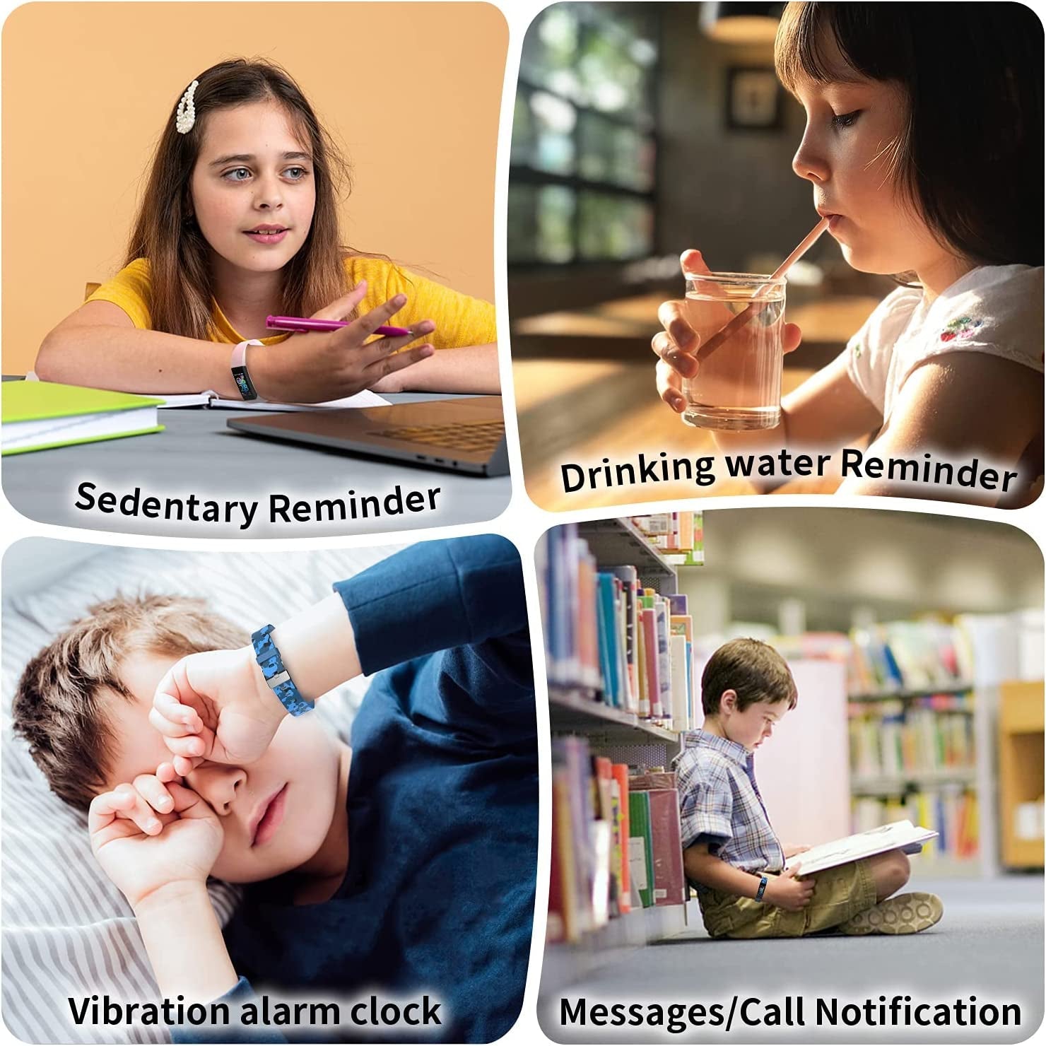 Kids Watch Fitness Tracker, Fitness Watches for Kids, Activity Tracker with Pedometers, Stopwatch, IP68 Waterproof, 11 Sport Modes Smart Watch for Kids Age 6 - 16 Years Old - silverfoxgoods