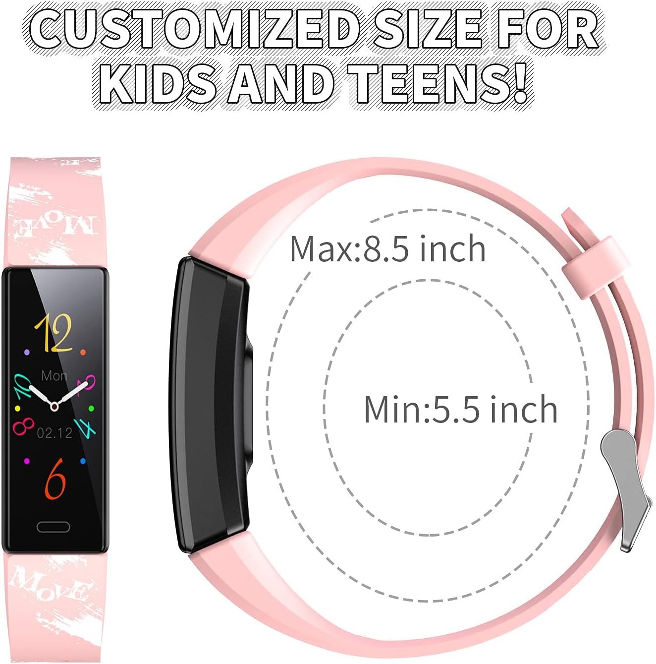 Kids Watch Fitness Tracker, Fitness Watches for Kids, Activity Tracker with Pedometers, Stopwatch, IP68 Waterproof, 11 Sport Modes Smart Watch for Kids Age 6 - 16 Years Old - silverfoxgoods