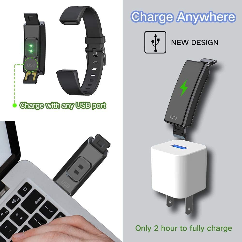 Kids Watch Fitness Tracker, Fitness Watches for Kids, Activity Tracker with Pedometers, Stopwatch, IP68 Waterproof, 11 Sport Modes Smart Watch for Kids Age 6 - 16 Years Old - silverfoxgoods