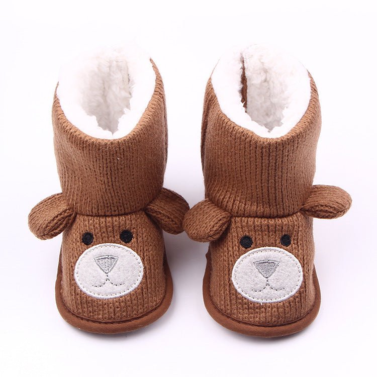 knit animal baby & toddler shoes/ boots - silverfoxgoods