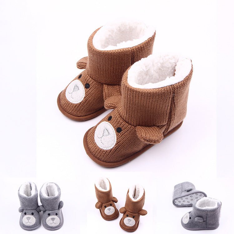 knit animal baby & toddler shoes/ boots - silverfoxgoods